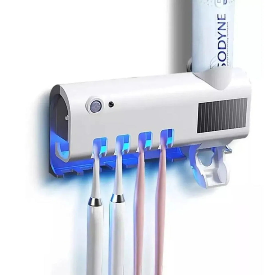 DISPENSADOR DE PASTA DENTAL CON ESTERILIZADOR