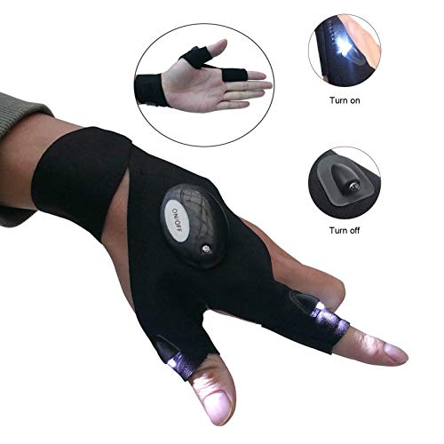 GUANTES PRO CON LUCES LED (2 PARES)