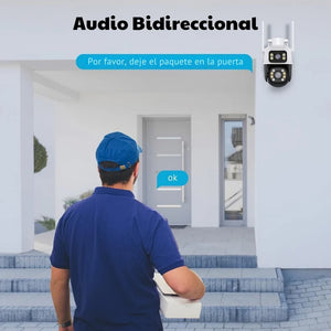 CÁMARA DE VIDEOVIGILANCIA DOBLE LENTE