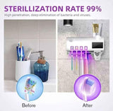 DISPENSADOR DE PASTA DENTAL CON ESTERILIZADOR