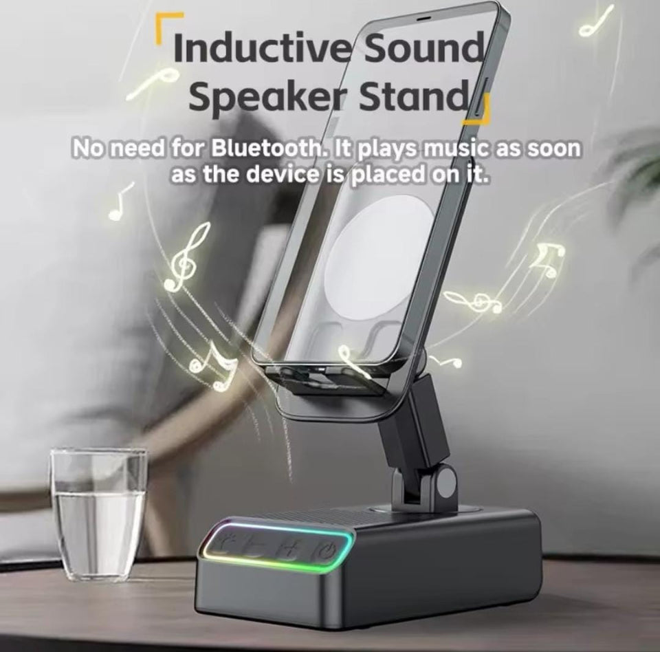 SOPORTE CELULAR CON PARLANTE 5 EN 1