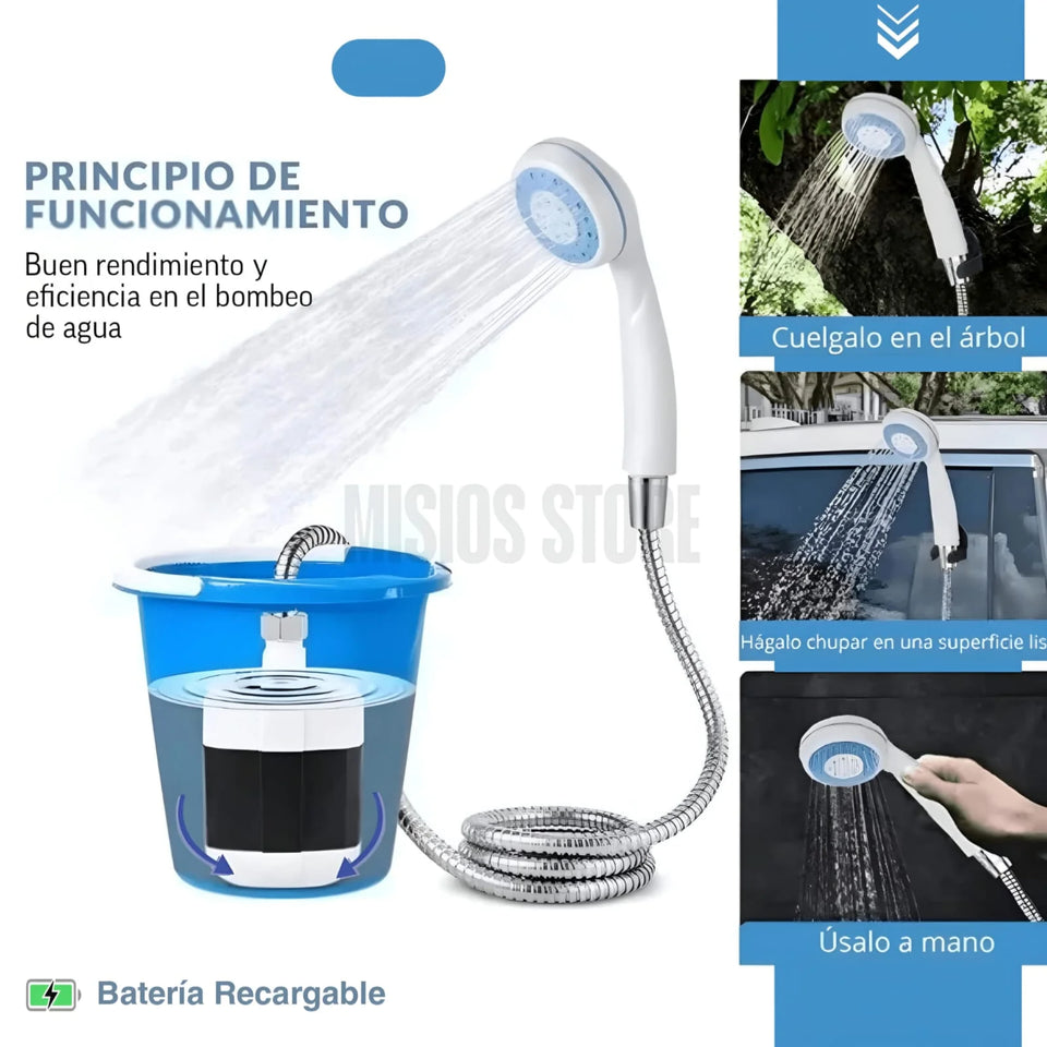 DUCHA PORTATIL RECARGABLE